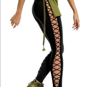 Fenty x Puma by Rihanna Black Lace up Leggings